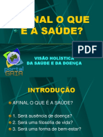 1 - Visão Holística de Saúde e Doença