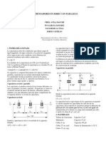 Capacitores en Serie y Paralelo