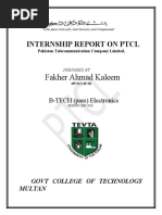 PTCL Internship Report