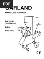 92 Manuel Instruction BROYEUR BG 65