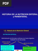 Historia Enteral y Parenteral