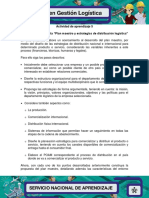 Evidencia 6 Propuesta Plan Maestro y Estrategias de Distribucion Logistica