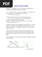 Functions of Several Variables: Mountain