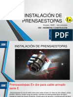 Instalación de Prensaestopas