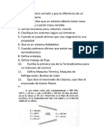 Prueba de Entrada de Termodinamica Mecanica