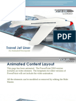 Travel Jet Liner: An Animated Powerpoint