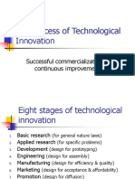 The Process of Technological Innovation: Successful Commercialization & Continuous Improvement