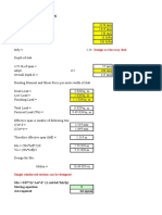 One Way Slab Design