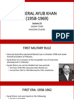 General Ayub Khan (1958-1969) : Saadia Toor Pakistan Studies