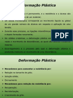 Discordância Deformação Plástica