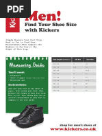 Find Your Shoe Size With Kickers: Measuring Guide