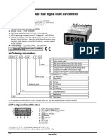 Datasheet Amp Meter Autonics