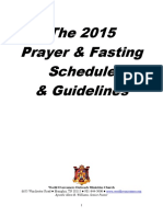 2015 Prayer and Fasting Guide and Schedule