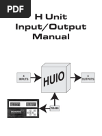 Manual Panel H-100 IO