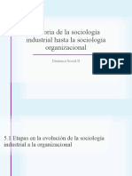 Historia de La Sociología Industrial Hasta La Sociología