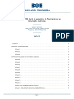 Ley Orgánica 8 - 1980, de 22 de Septiembre, de Financiación de Las Comunidades Autónomas PDF