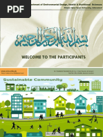 Sustainable Communities in Pakistan Presentation 10-5-2018