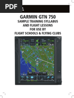 Garmin 750 Training Syllabus