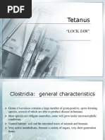 Tetanus: "Lock Jaw"