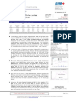 Dayang Enterprise Holdings Berhad: in An Industry Sweet Spot - 22/09/2010