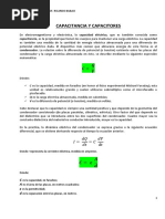 Capacitores y Capacitancia