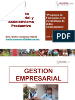 Gestion Empresarial y Asociativismo Productivo