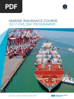 Marine Insurance Training Course 2017