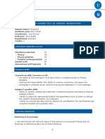 Syllabus Finance Ii Course 2017-18: General Information