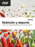 Nutrición y Deporte