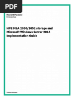 HPE MSA 2050,2052 Storage and Microsoft Windows Server 2016