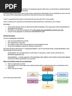 Job Analysis Work, Job, Task