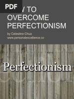 How To Overcome Perfectionism Personal Excellence Ebook PDF