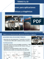 Aleaciones para Aplicaciones Térmicas y Criogénicas