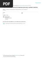 A Dental Esthetic Checklist For Treatment Planning in Esthetic Dentistry