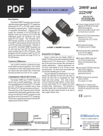 Patton Converter RS232-RS485 (Model 2089F)