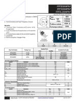 Irfb3306Pbf Irfs3306Pbf Irfsl3306Pbf: V 60V R Typ. 3.3M: Max. 4.2M I 160A C I 120A