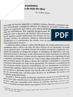 W. Arthur Lewis - O Desenvolvimento Econômico Com Oferta Limitada de Mão de Obra