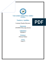 Indicación y Espacio para Enviar La Tarea V