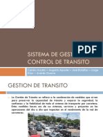 Sistema de Gestión y Control de Transito V1