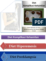 Diet Komplikasi Kehamilan Presentation