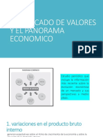 El Mercado de Valores y El Panorama Economico