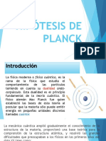 Hipótesis de Planck