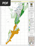 Mapa Estructura Ecológica de Bogotá