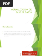 Normalizacion de Base de Datos 1