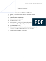 Ee1010 Electric Circuit Laboratory PDF