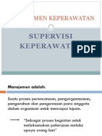 Manajemen Keperawatan Supervisi