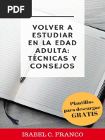 Volver A Estudiar en La Edad Adulta