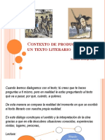 Contexto de Producción de Una Obra Literaria