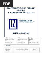 Procedimiento Andamios Modulares