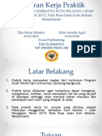 LAPORAN KERJA PRAKTIK PENGGANTIAN JEMBATAN KUIN SELATAN 1 (DAK Penugasan Tahun 2017), Pada Ruas Jalan Kuin Selatan, Banjarmasin